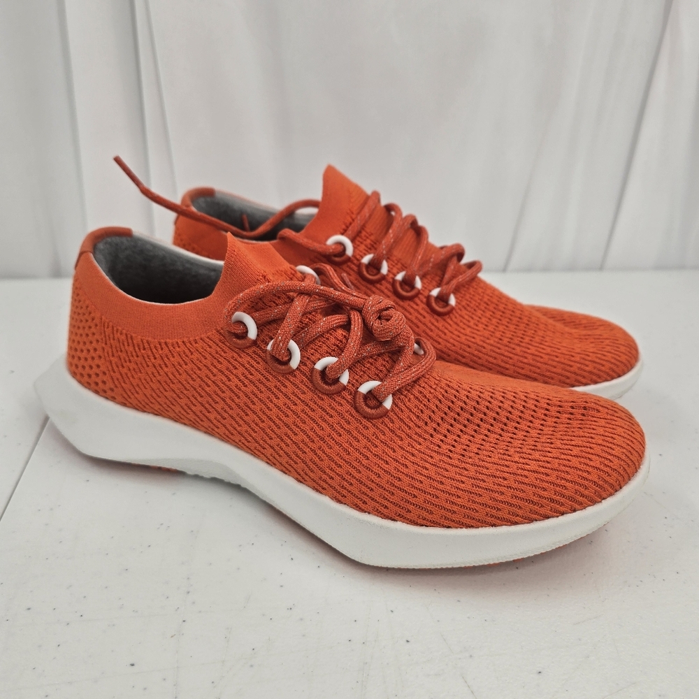 Allbirds Tree Dasher 2 TD2 Men's Fashion Sneakers Size 12 Rare Orange Color EUC.